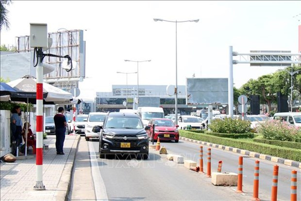 Implementan el cobro automático de peajes (ETC) en el Aeropuerto Internacional de Noi Bai (Foto: VNA)