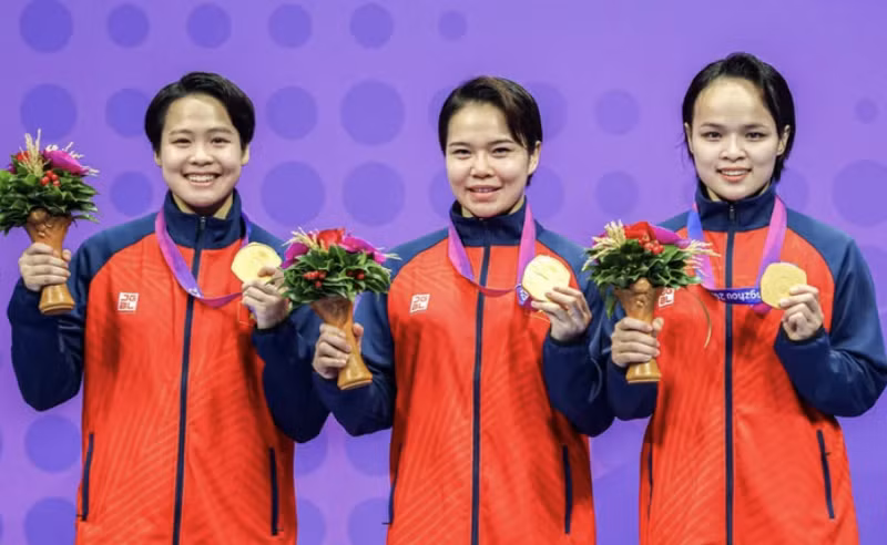 Atletas vietnamitas (Foto: vtc.vn)