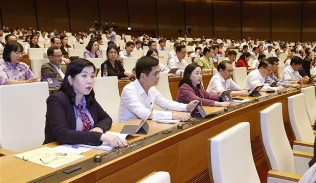 Diputados en la sesión. (Foto: VNA)