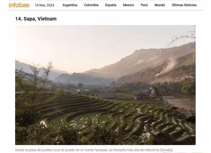 Sa Pa figura en un artículo de Infobae. (Fotografía: Captura de pantalla)