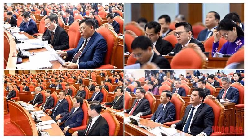 Delegados a la sesión plenaria.