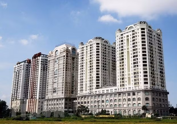 Una zona de condominios lujosos en el distrito 10, Ciudad Ho Chi Minh. (Fotografía: VNA)