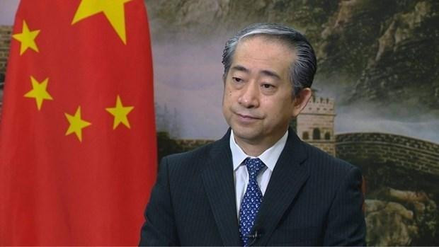 El embajador de China en Vietnam, Xiong Bo. (Fotografía: VNA)
