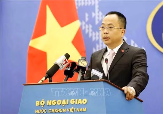 El portavoz adjunto del Ministerio de Relaciones Exteriores de Vietnam, Doan Khac Viet. (Fotografía: VNA)