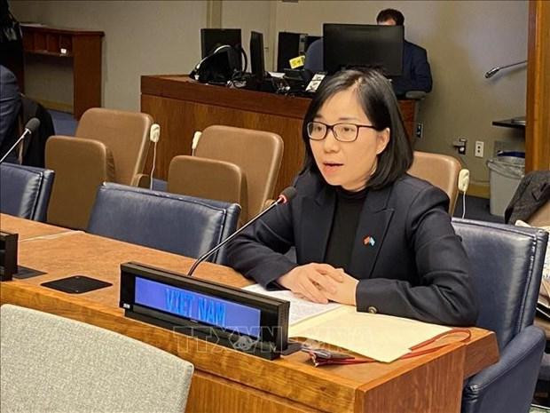 La embajadora vietnamita Nguyen Phuong Tra. (Fotografía: VNA)
