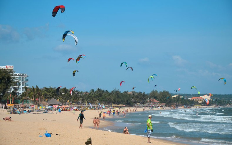 La playa de Mui Ne, en Binh Thuan. (Fotografía: Nhan Dan)