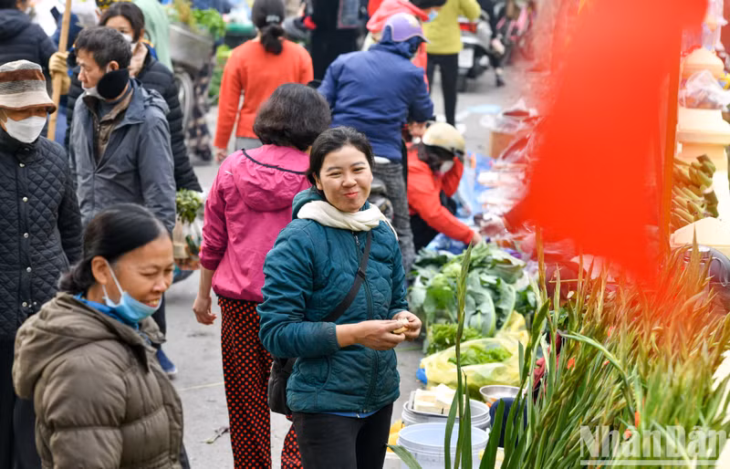 La atmósfera de compraventa a escasas horas del momento de llegar el Año Nuevo Lunar.