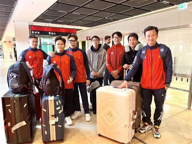 Selección vietnamita de gimnasia. (Fotografía: VNA)