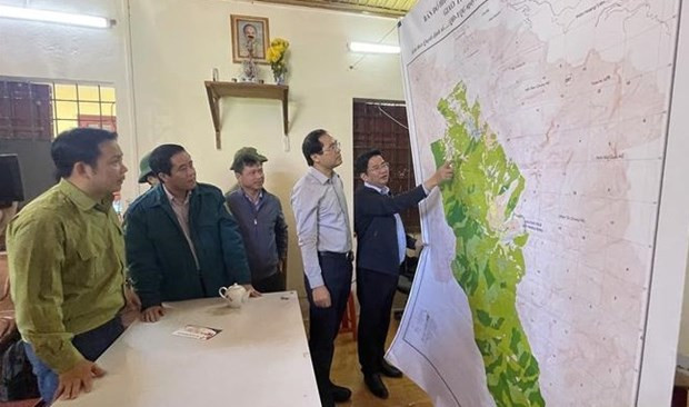 Lao Cai toma medidas drásticas para frenar incendios forestales. (Fotografía: VNA)