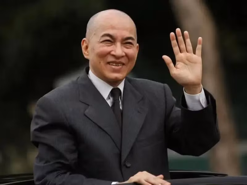 El rey de Camboya, Preah Bat Samdech Preah Boromneat Norodom Sihamoni. (Fotografía: VNA)