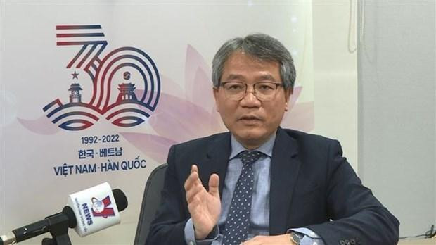 El embajador vietnamita en Seúl, Nguyen Vu Tung. (Fotografía: VNA)
