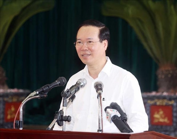 El presidente de Vietnam, Vo Van Thuong. (Fotografía: VNA)