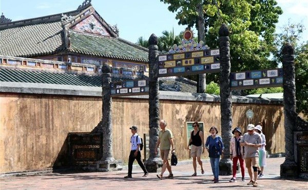 Turistas extranjeros en Vietnam. (Fotografía: VNA)