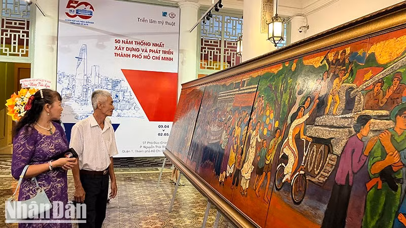 La exhibición abre sus puertas hasta el 2 de mayo. (Fotografía: Nhan Dan)