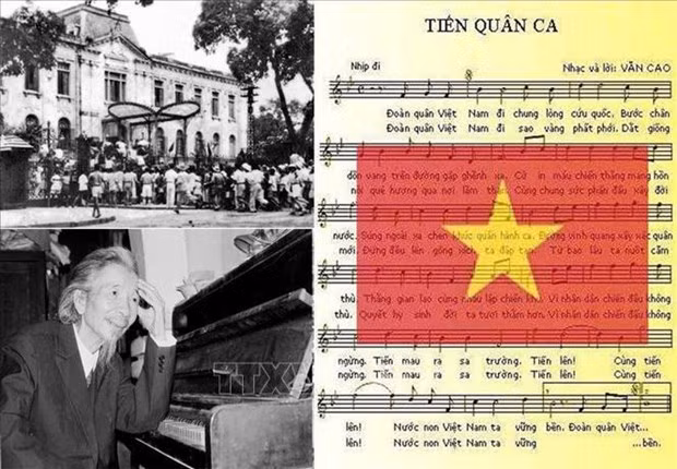 El famoso compositor, poeta y pintor vietnamita Van Cao, autor del himno nacional de Vietnam. (Fotografía: VNA)