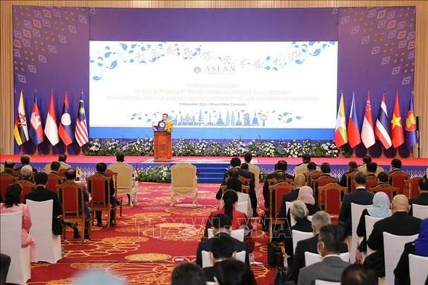 Clausura de las 40 y 41 Cumbres de la Asean. (Fotografía: VNA)