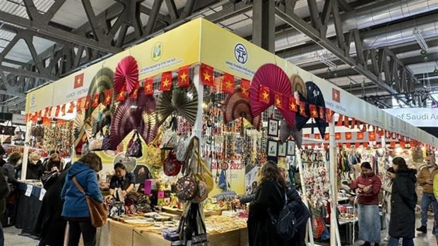 El pabellón de Vietnam en la exposición. (Fotografía: VNA)