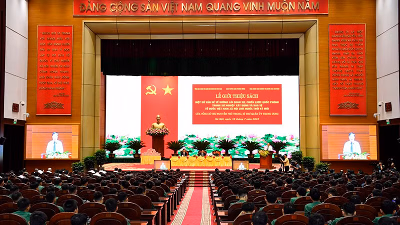 Escena del acto. (Fotografí:a Nhan Dan)