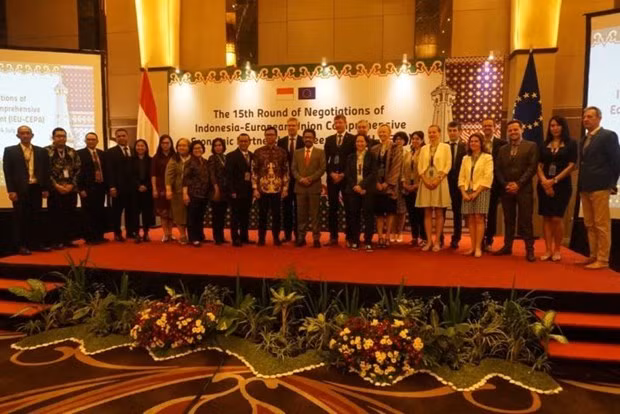 Participantes en la reunión. (Fotografía: Antara)
