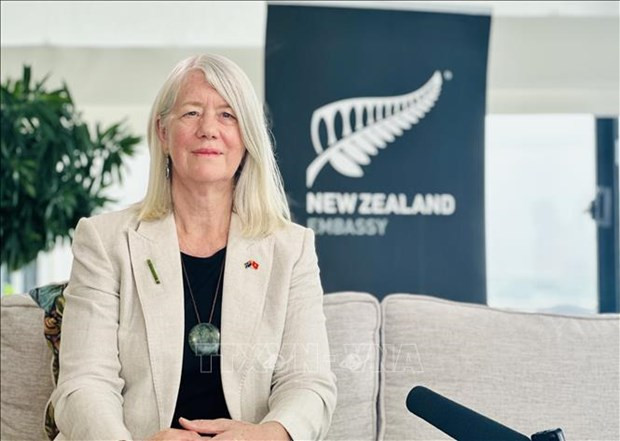 La embajadora interina de Wellington en Hanói, Wendy Hinton. (Fotografía: VNA)