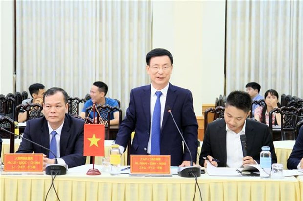 El presidente del Comité Popular provincial, Pham Dinh Nghi, en el evento. (Fotografía: VNA)