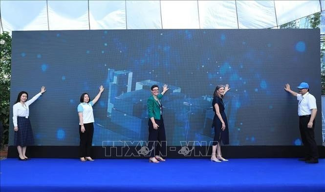 En la ceremonia de lanzamiento del programa en Hanói. (Fotografía: VNA)