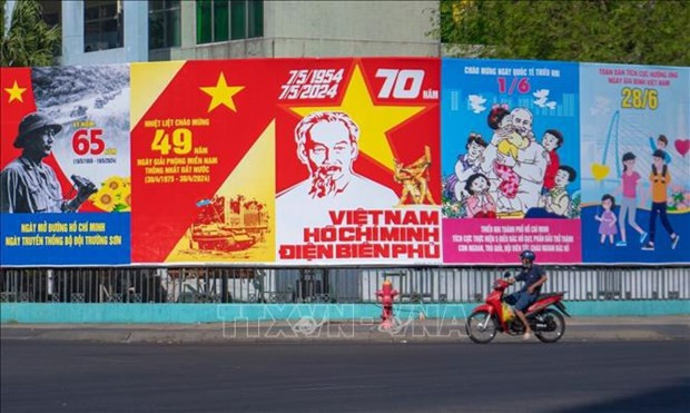 En una calle de Vietnam. (Fotografía: VNA)