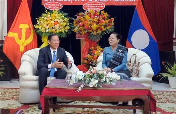 En el encuentro. (Fotografía: VNA)