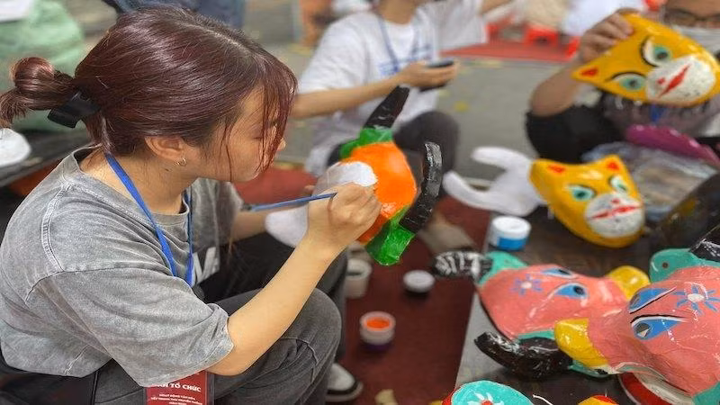 En una actividad. (Fotografía: Nhan Dan)