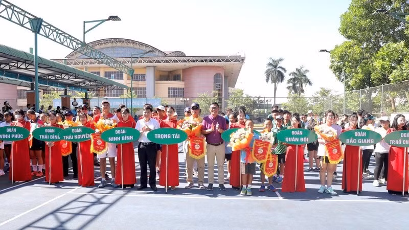 En el acto de apertura del torneo. (Fotografía: Nhan Dan)