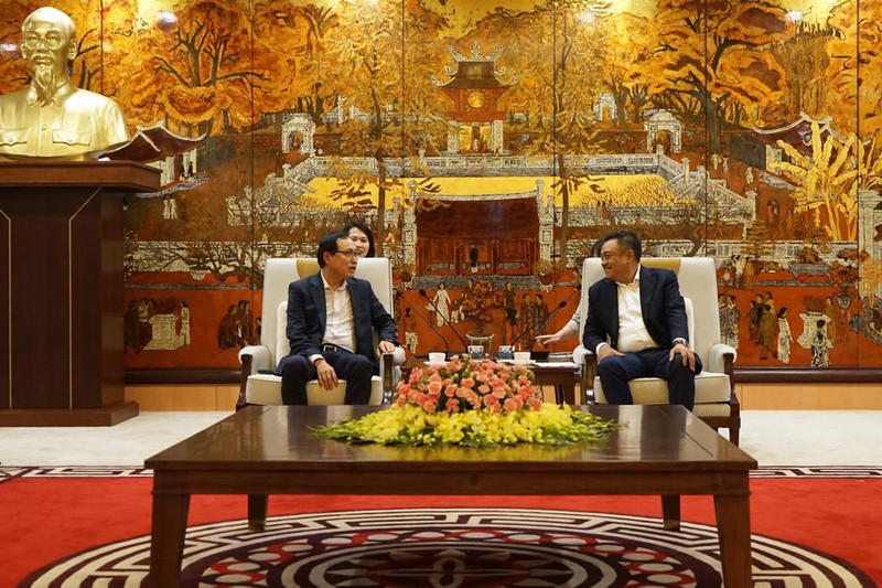 En la reunión. (Fotografía: kinhtedothi.vn)