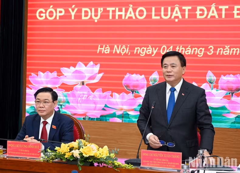 Xuan Thang en su intervención.