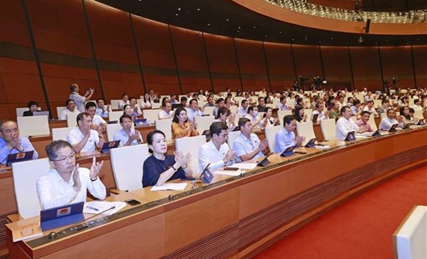 La Asamblea Nacional de Vietnam aprueba la Ley de Cooperativas (modificada). (Fotografía: VNA)