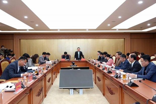 En la reunión. (Fotografía: thoibaotaichinhvietnam.vn)