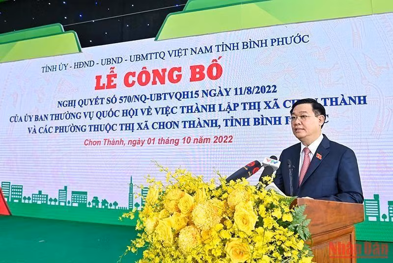 El máximo legislador del país da sus palabras.