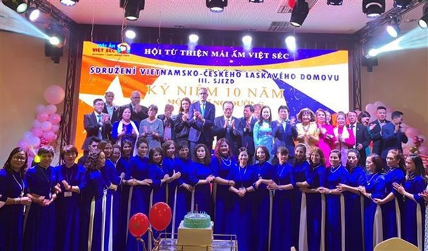 La Casa Vietnamita-Checa celebra su décimo aniversario de fundación. (Fotografía: VNA)