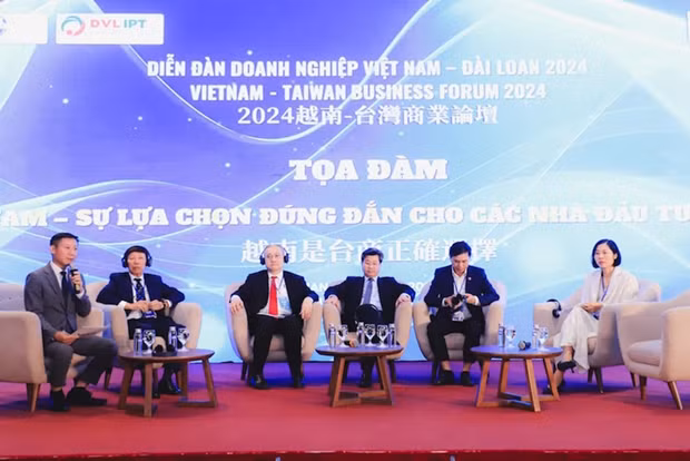 En el foro empresarial Vietnam - Taiwán 2024. (Fotografía: VNA)