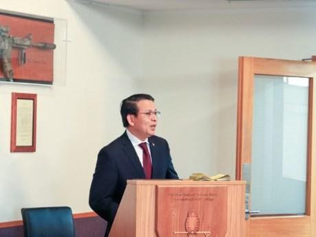 El embajador vietnamita en Nueva Zelanda, Nguyen Van Trung. (Fotografía: VNA)