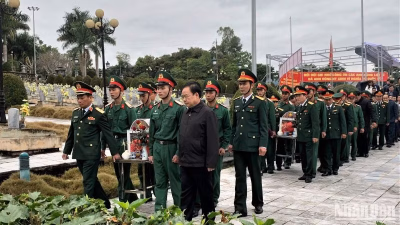En el acto. (Fotografía: Nhan Dan)