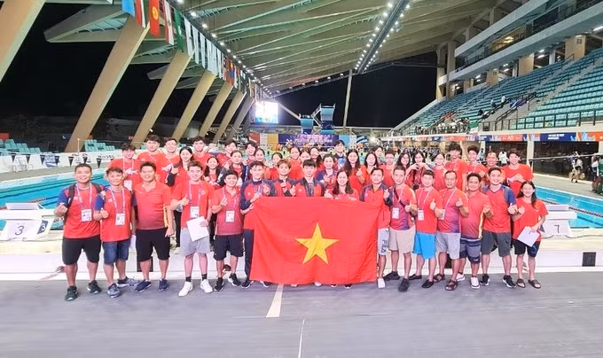 Natación de Vietnam se clasifica quinta en campeonato continental. (Fotografía: sggp.org.vn)