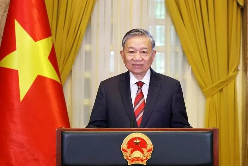 El secretario general del Partido Comunista de Vietnam, To Lam. (Fotografía: VNA)