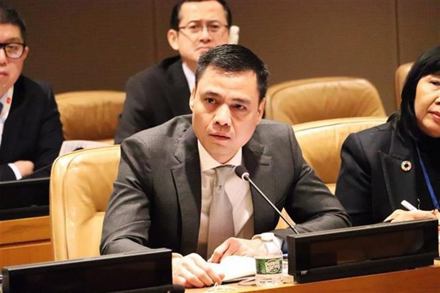 El embajador Dang Hoang Giang, representante permanente de Vietnam ante la ONU. (Fotografía: VNA)