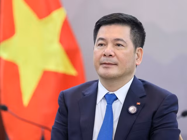 El ministro de Industria y Comercio de Vietnam, Nguyen Hong Dien. (Fotografía: VGP)
