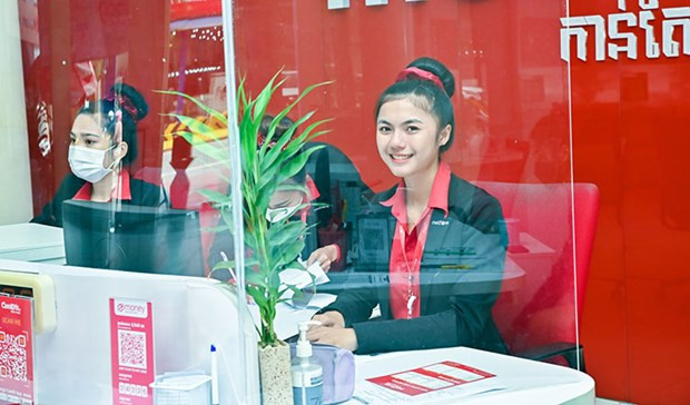 Empresa vietnamita Metfone celebra 14 años de desarrollo en Camboya. (Fotografía: VNA)