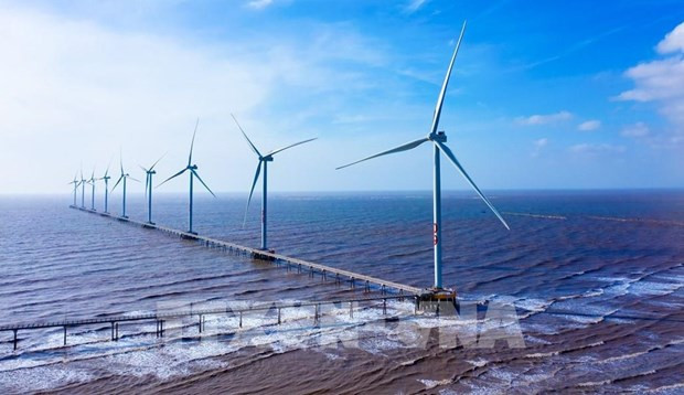 La planta de energía eólica de Dong Hai I. (Fotografía: VNA)