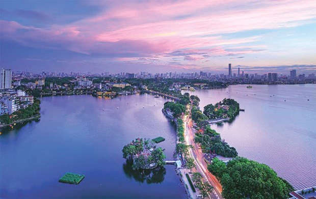 Una vista del lago Tay (Oeste). (Fotografía: hanoimoi.com.vn)