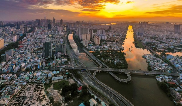 Ciudad Ho Chi Minh, el mayor centro económico de Vietnam. (Fotografía: VNA)