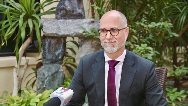 El embajador de Canadá en Vietnam, Shawn Steil. (Fotografía: VNA)