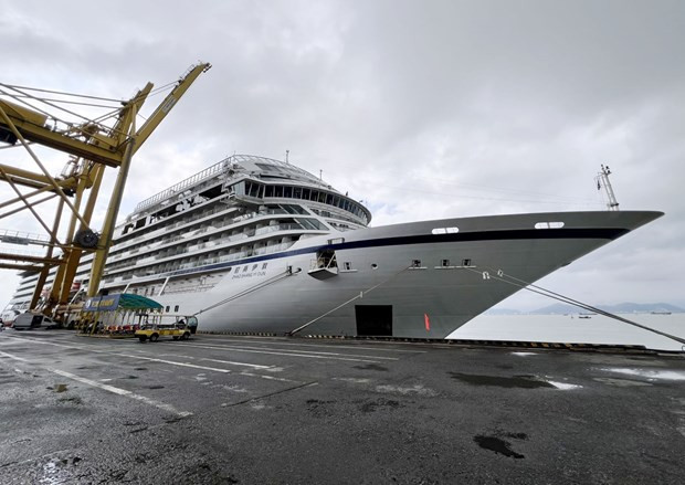El crucero chino Zhao Shang Yi Dun. (Fotografía: VNA)