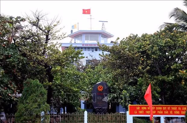 El edificio central de Truong Sa. (Fotografía: VNA)